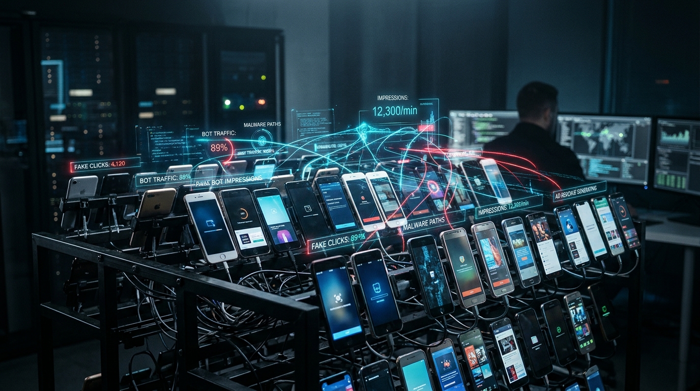 Ad-Fraud-Observatorium 2019: Der Mobile-Angriff, Click Farms und der offizielle App-Store-Skandal