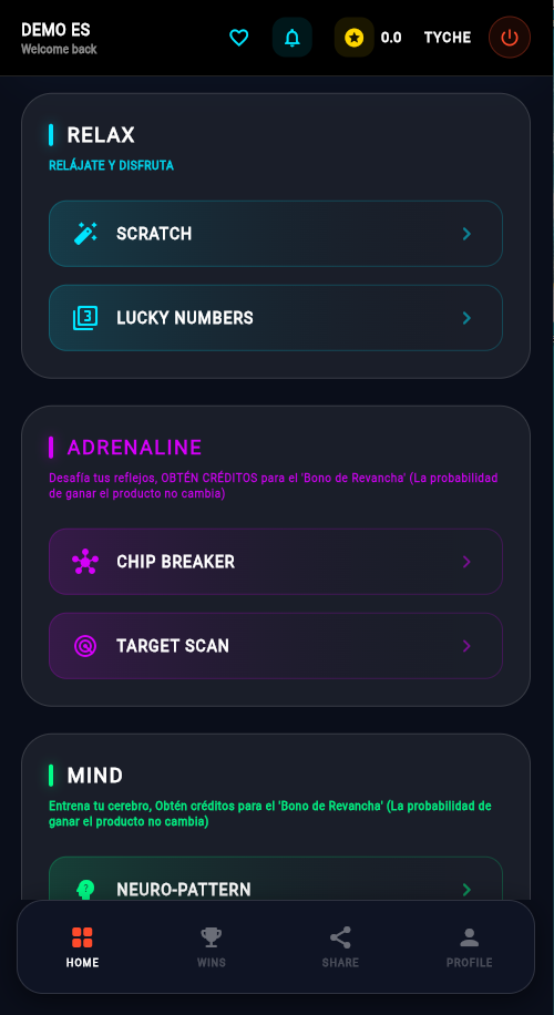 Elección de Juego